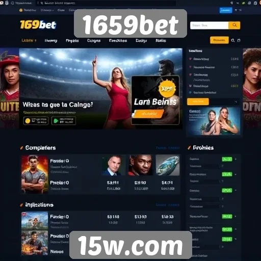 Análise da interface do usuário do site 1659bet